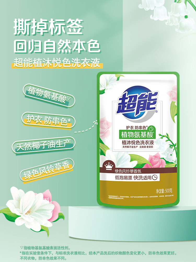 超能洗衣液袋装-参数