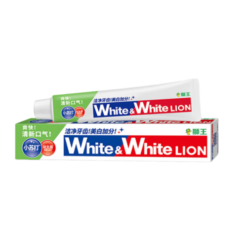 狮王White&White小苏打美白牙膏
