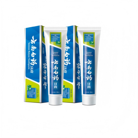 云南白药牙膏健齿护龈清新口气缓解口腔问题薄荷香型牙 膏