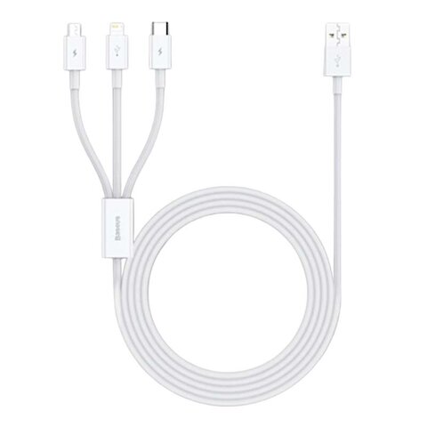 倍思（BASEUS）三合一数据线安卓 苹果 Type-C多功能充电线多规格可选