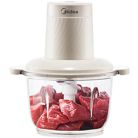美的(Midea)绞肉机1.8L料理机绞肉馅机婴儿辅食机打肉机MJ-JC012颜色随机