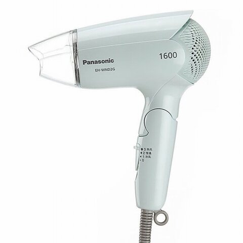 松下（Panasonic) 1600W 高速冷热风电吹风筒恒温速干护发便携可折叠电吹风机