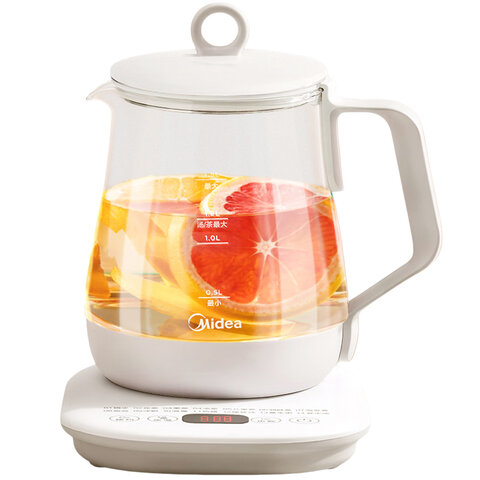 美的(Midea)养生壶电水壶1.5L煮茶器热水壶烧水壶保温花茶壶
