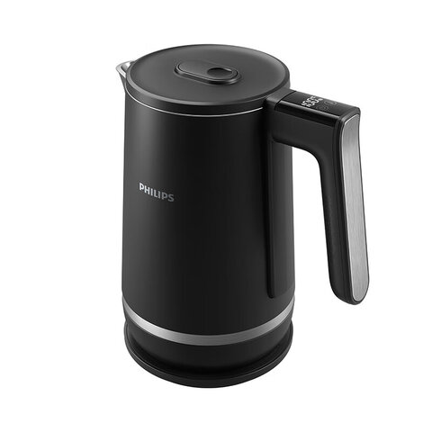 飞利浦(PHILIPS)控温电水壶1.7L烧水壶食品级304不锈钢防干烧保护