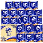 维达(Vinda)卷纸 蓝色经典超韧加厚4层140克/卷 有芯卷筒纸巾卫生纸